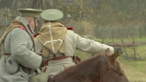The Russian cavalry 動画素材 82207427