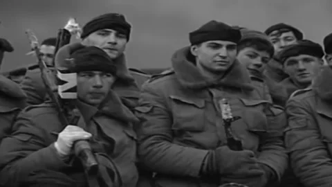 Russian-Chechen war 1994-1996. battles for the city of Grozny. Archival. (76 Stock Footage 235068262
