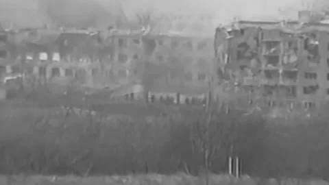 Russian-Chechen war 1994-1996. Chechen fighters. Archival. (50) Stock Footage 235069501