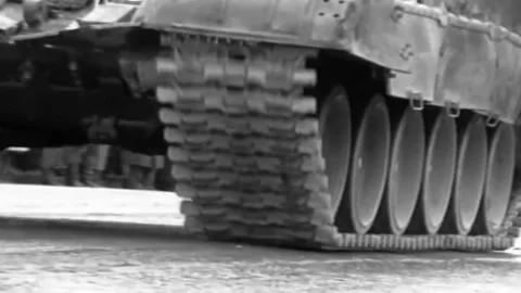 Russian-Chechen war 1994-1996. Parade with Dudaev. Archive. (1) Stock Footage 235069904