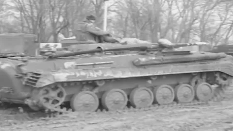 Russian-Chechen war 1994-1996. Russian troops. Archival. (28) Video stock 235070135
