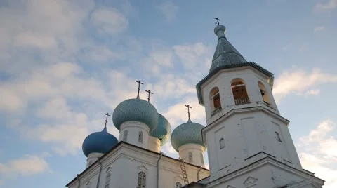  Russian church Stock Footage 50037260