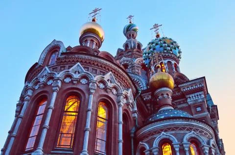 Russian church Stock Photos