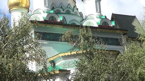 Russian church in Sofia Stock Footage 330072486