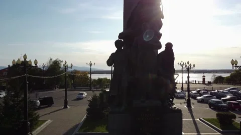 Russian city Stock Footage 169243884