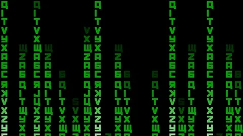 Russian computer hacking concept Stock Footage 77414395