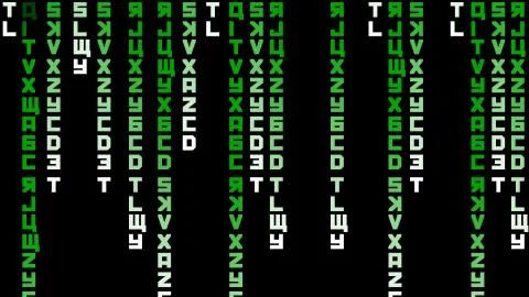 Russian computer hacking concept Illustrazione stock