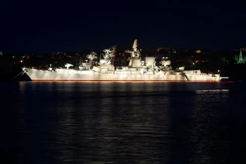 Russian cruiser Stock Photos