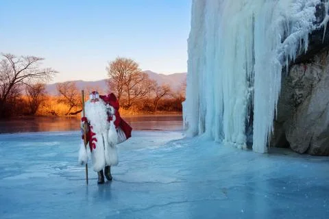 Russian Ded Moroz Stock Photos