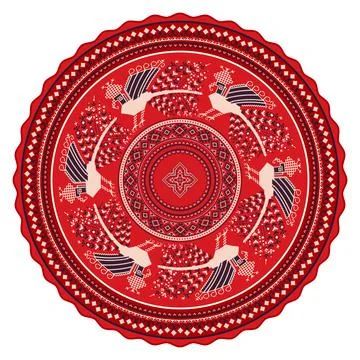 Russian design element 5 Stock Illustration