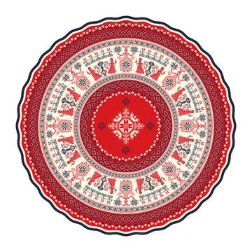 Russian design element 6 Stock Illustration