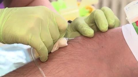 Russian doctors will use plasma from people who have had covid-19 Stock Footage 147278739