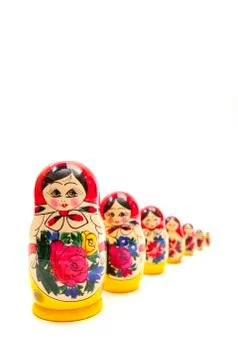 Russian Dolls Stock Photos