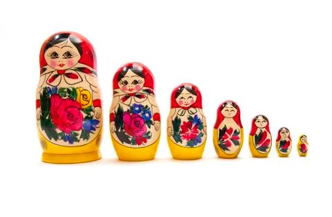Russian Dolls Stock Photos