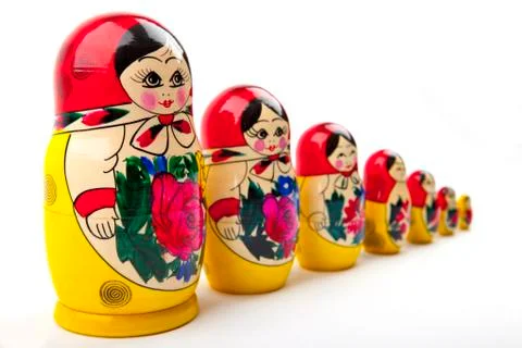 Russian Dolls Stock Photos