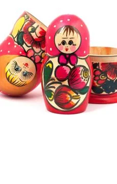 Russian Dolls 스톡 사진