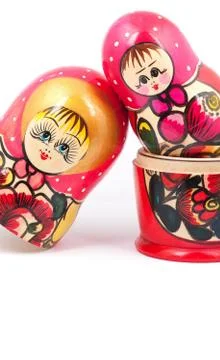 Russian Dolls Fotos Stock