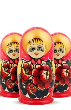 Russian Dolls Fotos Stock