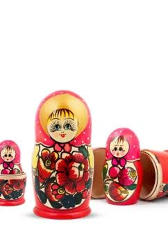Russian Dolls Fotos Stock