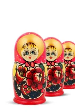 Russian Dolls 스톡 사진