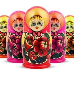 Russian Dolls Fotos Stock