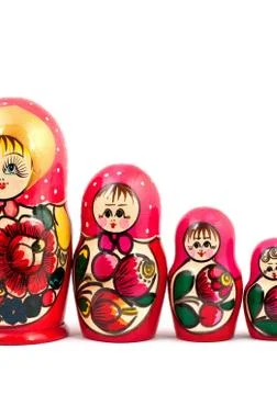 Russian Dolls 스톡 사진