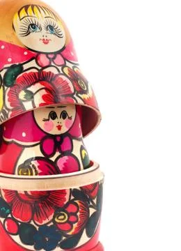 Russian Dolls 库存照片