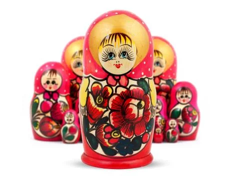 Russian Dolls 스톡 사진