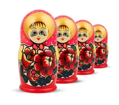 Russian Dolls Fotos Stock