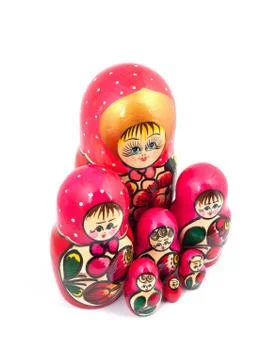 Russian Dolls 스톡 사진