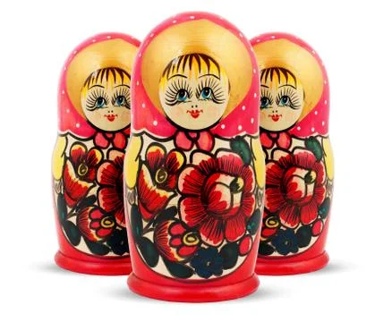 Russian Dolls 스톡 사진
