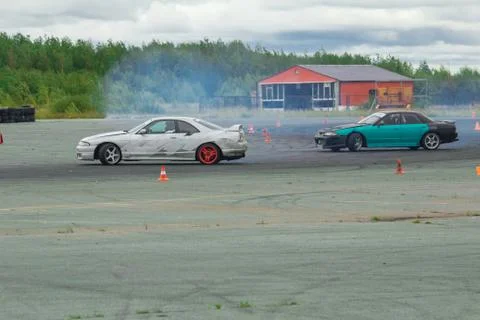 Russian drift 스톡 사진