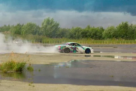 Russian drift 스톡 사진