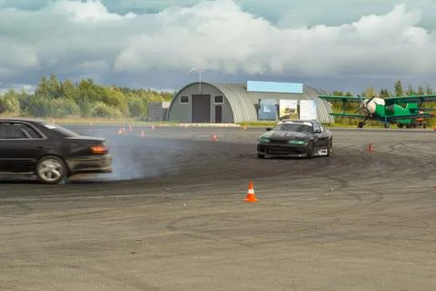 Russian drift Fotos Stock