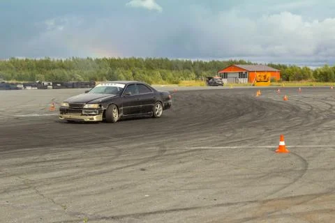 Russian drift Fotos Stock