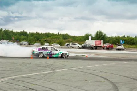 Russian drift 写真素材