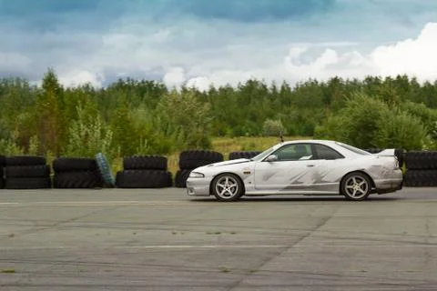Russian drift 스톡 사진