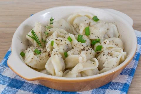 Russian dumplings Stock Photos