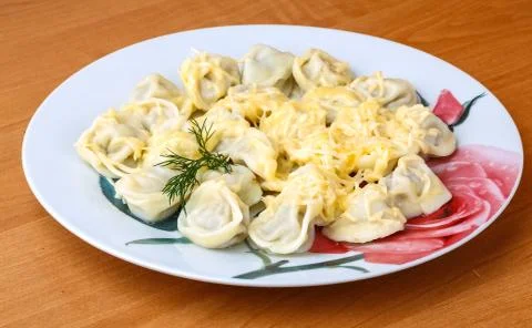Russian dumplings Stock Photos