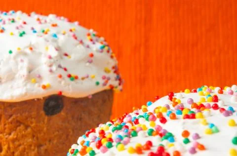 Russian Easter cake Foto stock