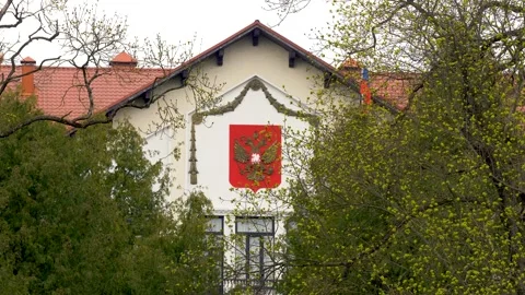 Russian embassy in Vilnius Stock-Footage 157092556