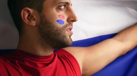 Russian Fan Cheering Stock Footage 61244600