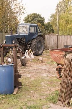 Russian farm Stock Photos