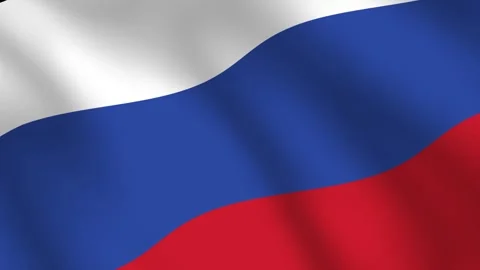 Russian Federation flag animation background Stock Footage 336934195