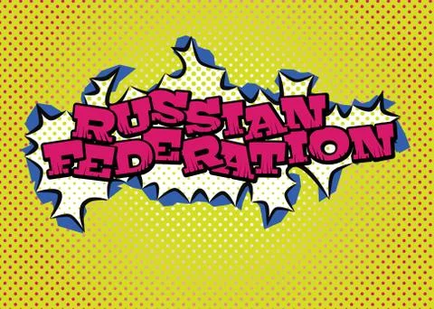 Russian Federation Stock Illustration