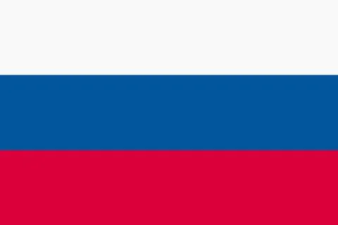 Russian Federation Russia flag background illustration white blue red Stock Illustration