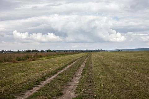 Russian field Stock Photos