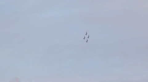 Russian fighter jets loop Nesterov Stock Footage 49391107