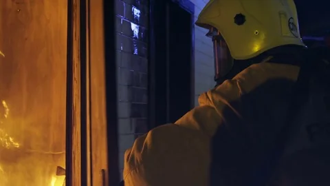 Russian firemen at work Vidéo 72321309