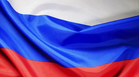 Russian flag in background Stock Footage 65276463